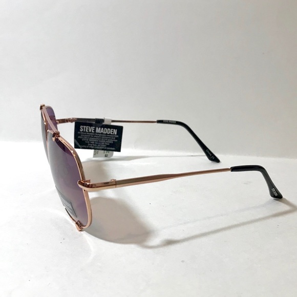 😎Steve Madden Rose Gold Aviator Sunglasses 😎 - Picture 5 of 8